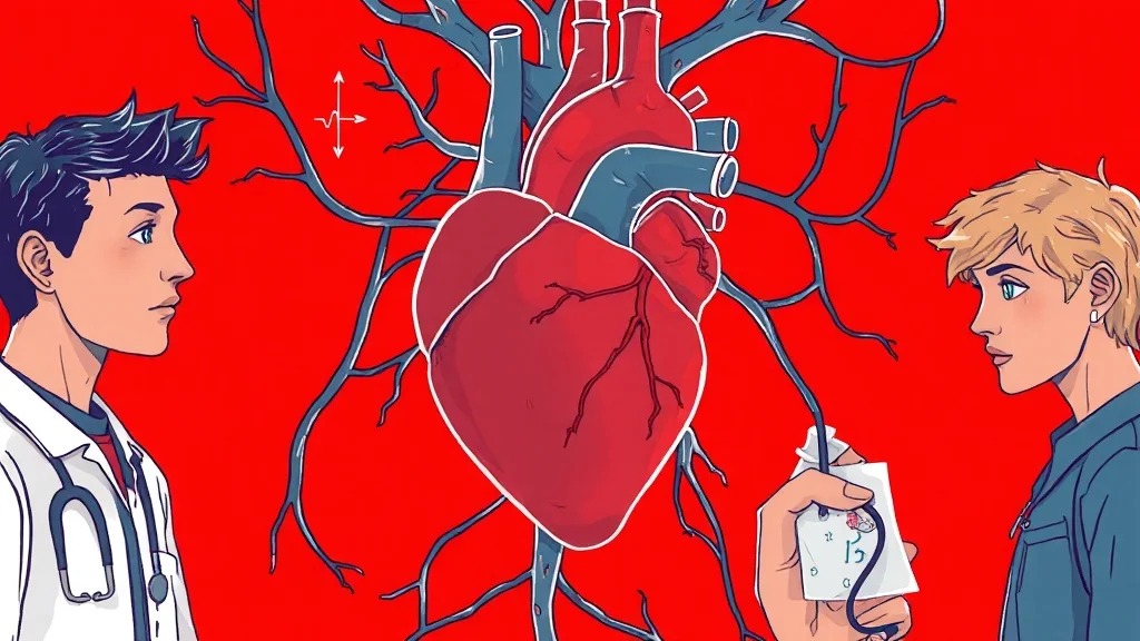 심혈관 건강, 운동과 식단으로 지키는 법: 예방부터 관리까지 14 위험 요인과 조기 검진 중요성 (illustration 스타일)