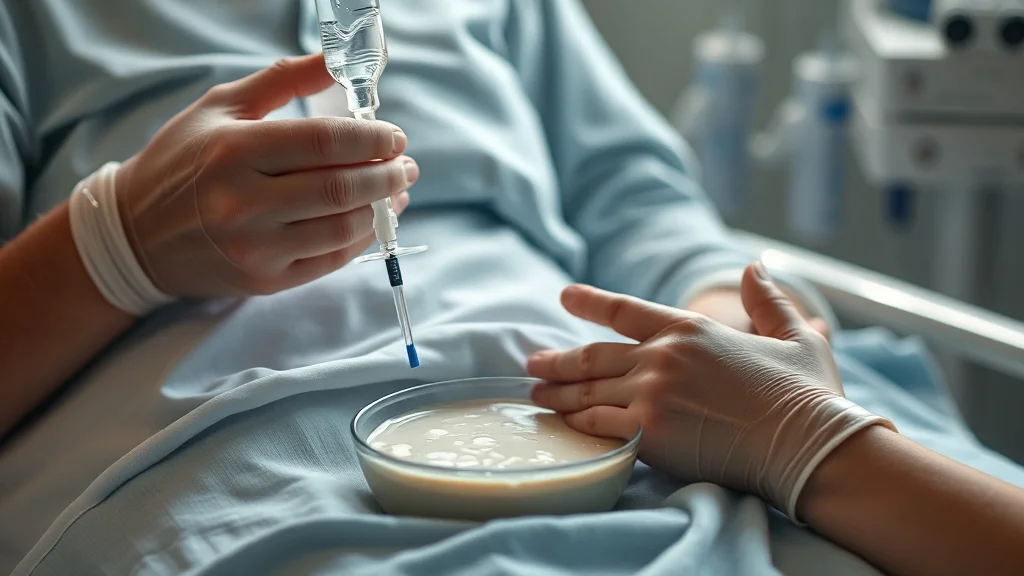 장염 환자, 어떻게 관리해야 할까요? (realistic 스타일)