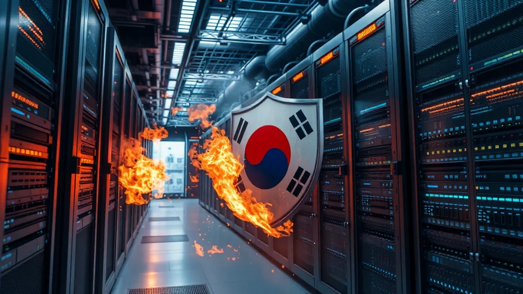 국가정보자원관리원 화재: 피해, 복구, 대체 서비스 총정리 9 결론: 더 안전한 디지털 대한민국을 향하여 (realistic 스타일)