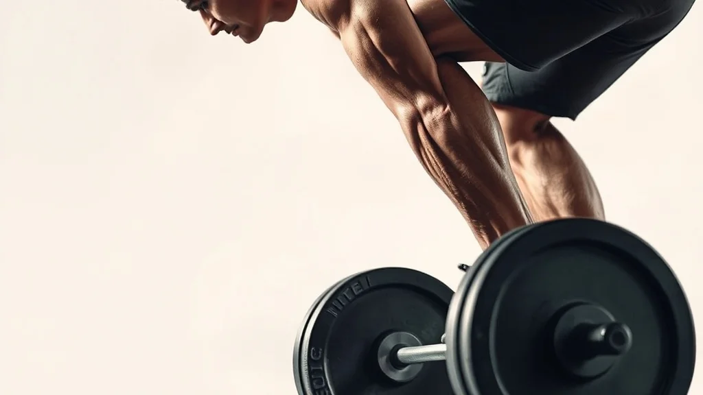 리프팅 자세 (watercolor 스타일)