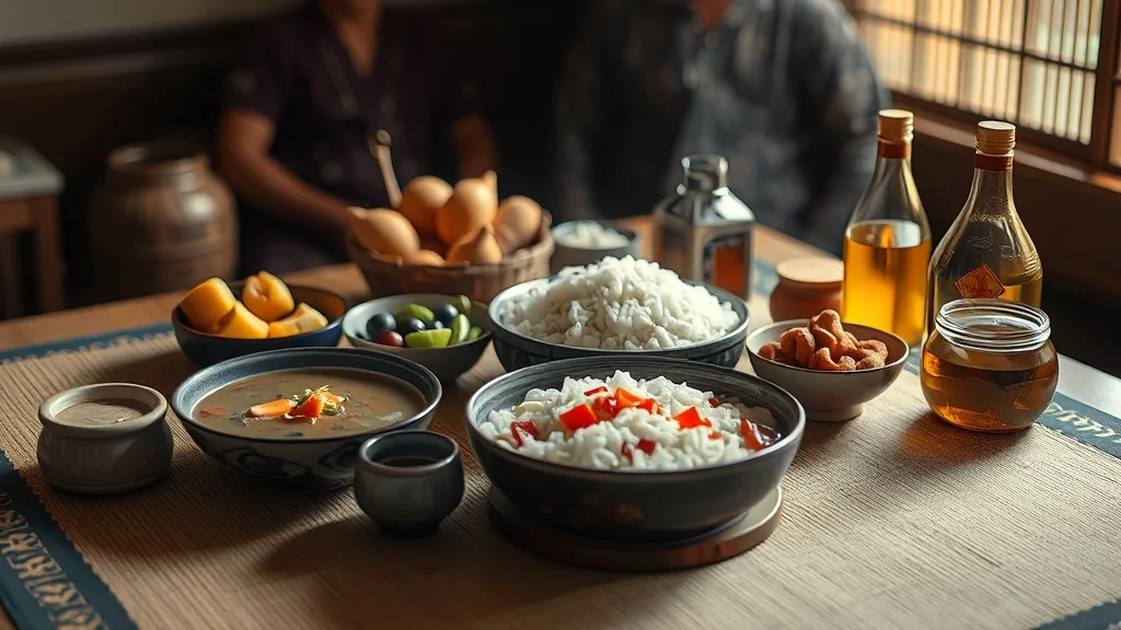 추석 차례상, 간소화 시대: 비용 절감 & 실속 차례상 완벽 가이드 4 간소화 차례상, 무엇을 올릴까? (realistic 스타일)