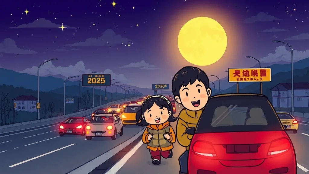 2025 추석 특별교통대책 총정리: 고속도로 통행료, 귀성길 정보 (43자) 9 결론 (cartoon 스타일)