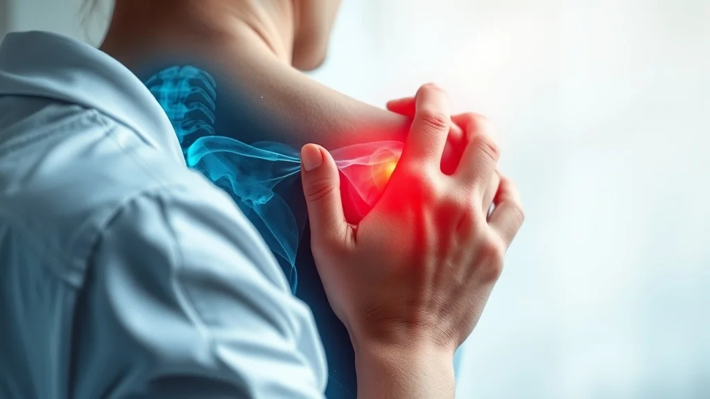 오십견 진단 과정 (watercolor 스타일)