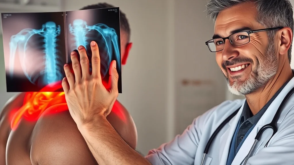 오십견 병원 선택 기준 (realistic 스타일)