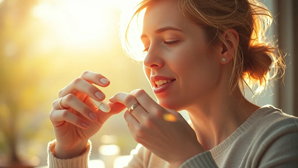 갑상선기능저하증 치료 및 관리 (realistic 스타일)