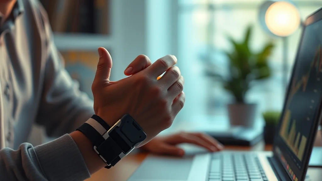 손 저림 원인부터 완화법까지 A to Z: 손목터널증후군, 혈액순환, 자가진단 4 손목터널증후군: 증상 & 치료법 (realistic 스타일)