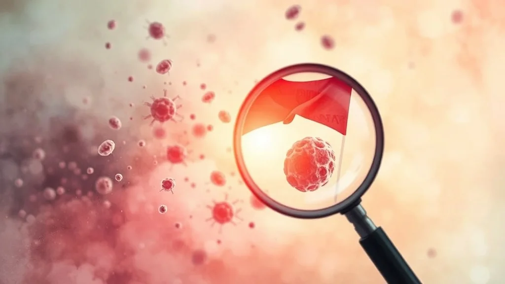 놓치기 쉬운 암 초기 증상 (watercolor 스타일)