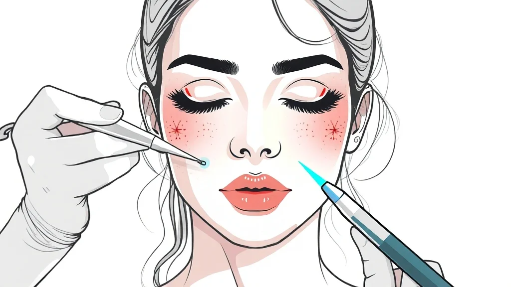 레이저 vs 수술: 어떤 방법이 좋을까요? (illustration 스타일)