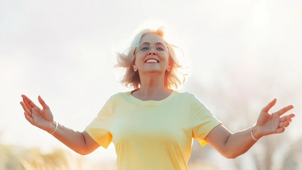 암 치료 후 운동 효과 (watercolor 스타일)