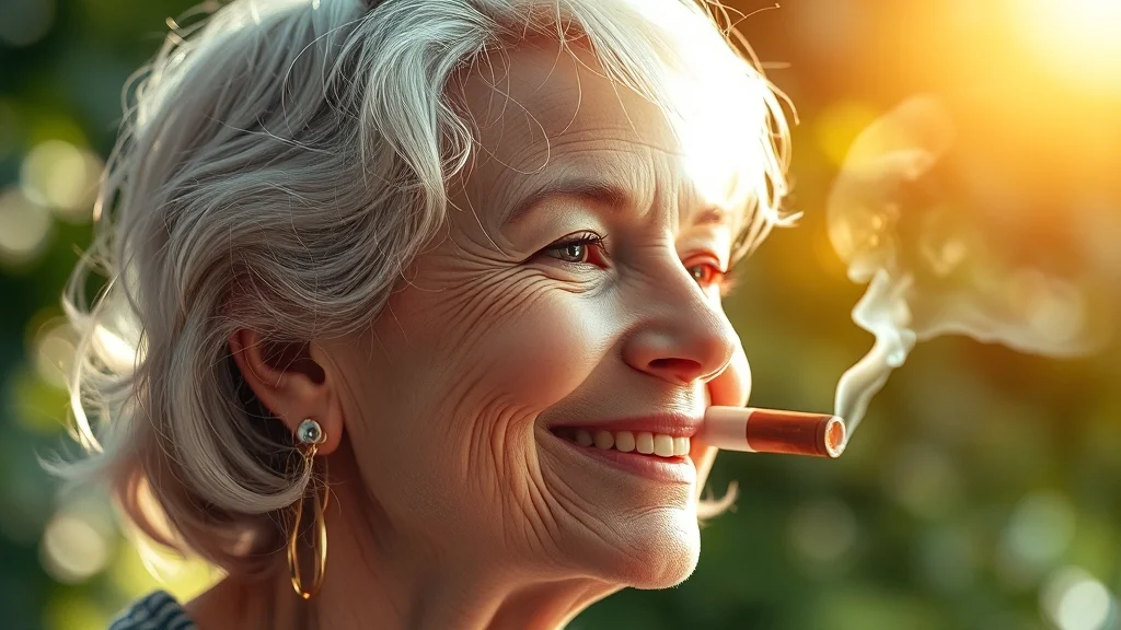 50세 이후 금연, 오해와 진실 (realistic 스타일)