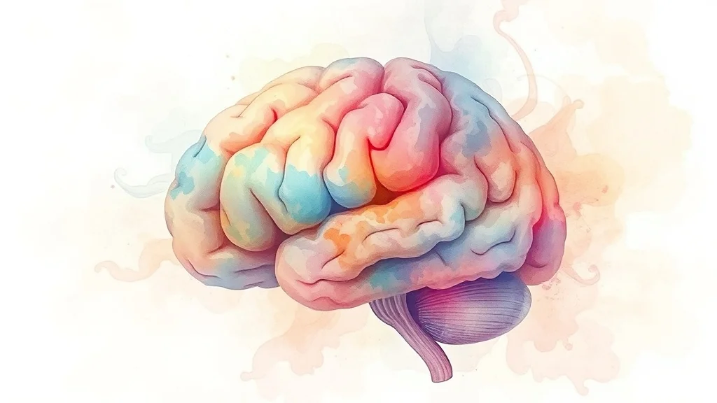 금연 후 인지 기능 저하, 원인과 해결 (watercolor 스타일)