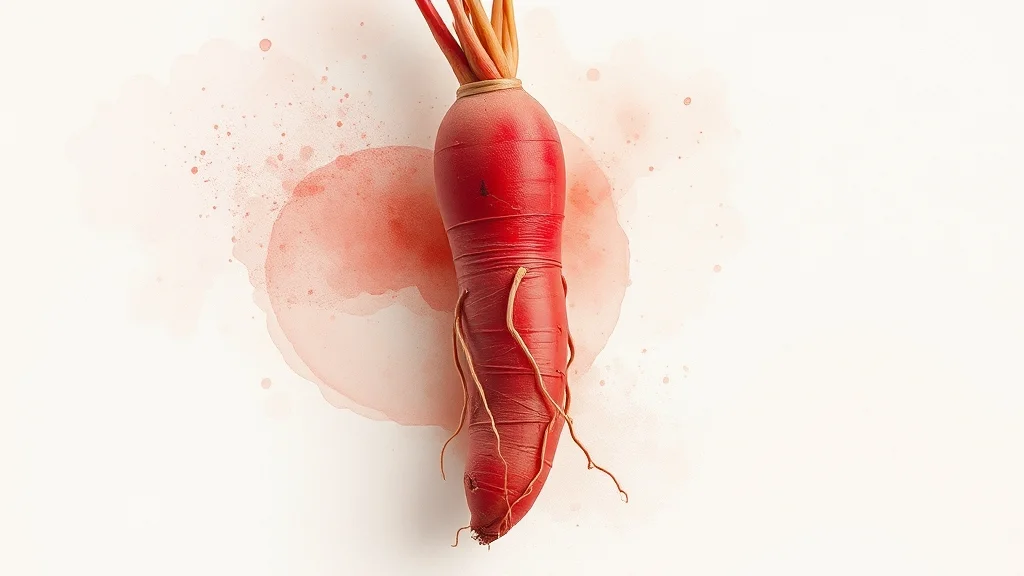 홍삼, 왜 찾게 될까? (watercolor 스타일)