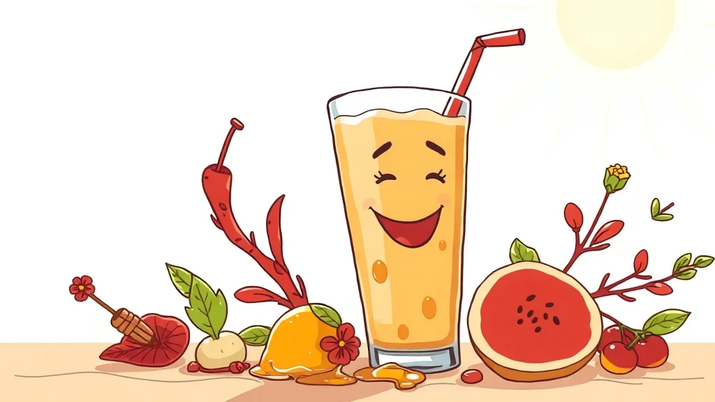 홍삼, 제대로 섭취하는 방법 (illustration 스타일)