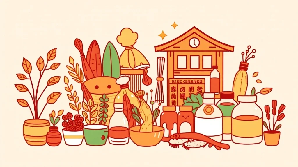 체질별 맞춤 홍삼 섭취법 (cartoon 스타일)