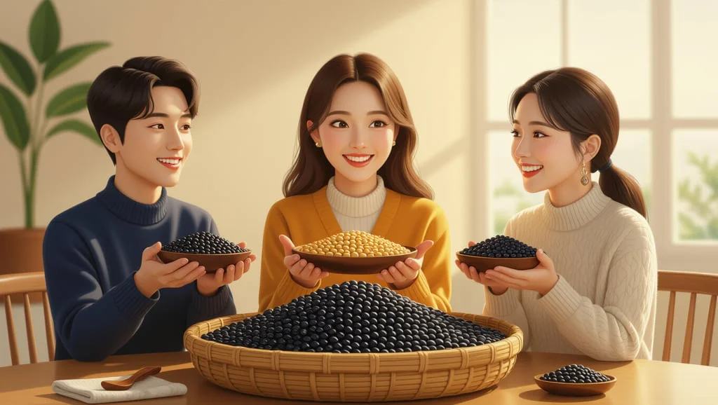 검은콩 효능, 흰머리부터 갱년기까지! 종류별 영양과 최적 섭취법 21 📊 검은콩 종류별 특징과 영양 비교