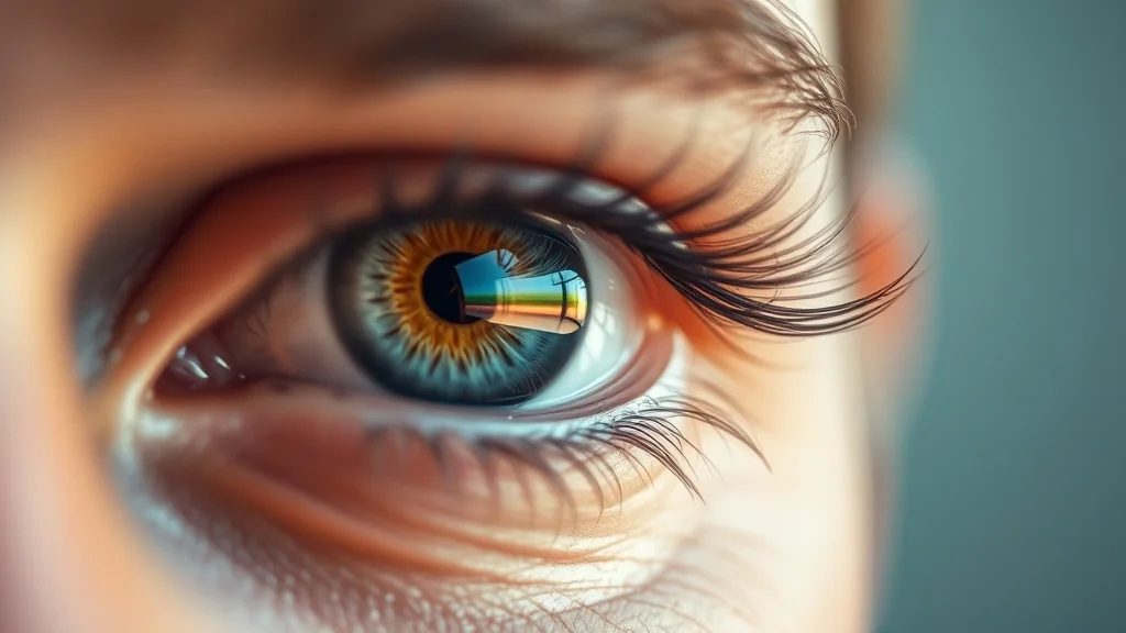 시야 흐림 원인부터 대처법, 눈 건강 관리 A to Z 28 시야 흐림, 왜 나타날까? (realistic 스타일)