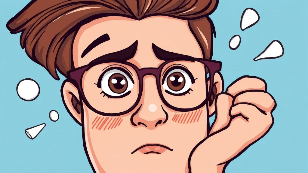 시야 흐림 원인부터 대처법, 눈 건강 관리 A to Z 31 시야 흐림 발생 시, 이렇게 대처하세요! (cartoon 스타일)