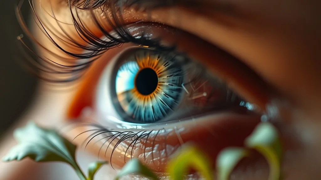 시야 흐림 원인부터 대처법, 눈 건강 관리 A to Z 33 시야 흐림 예방 및 눈 건강 관리법 (realistic 스타일)