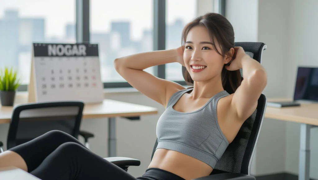 복근 운동의 모든 것: 코어 강화부터 허리 건강, 성형까지 23 🪑 일상 속 의자 활용 복근 운동