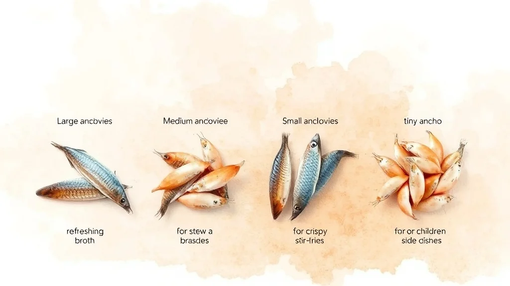 멸치 효능부터 부작용, 종류, 보관법까지! 완벽 가이드 16 멸치 종류와 용도 (watercolor 스타일)