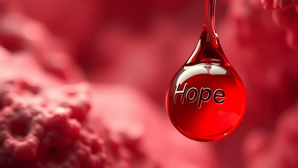 혈액암 치료 방법 및 과정 (realistic 스타일)