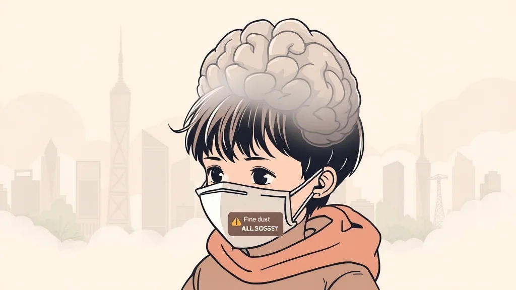 미세먼지 완벽 가이드: 농도 확인부터 건강 영향, 마스크 선택까지! 2 미세먼지, 대체 뭘까요? (illustration 스타일)