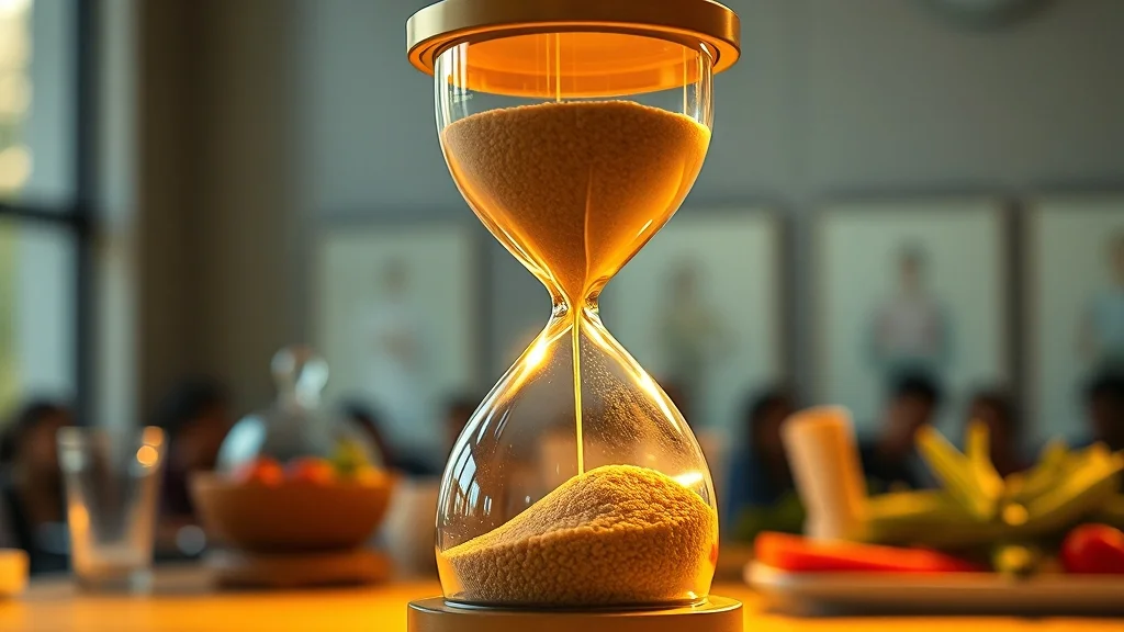 간헐적 단식, 무엇이고 효과는? (realistic 스타일)