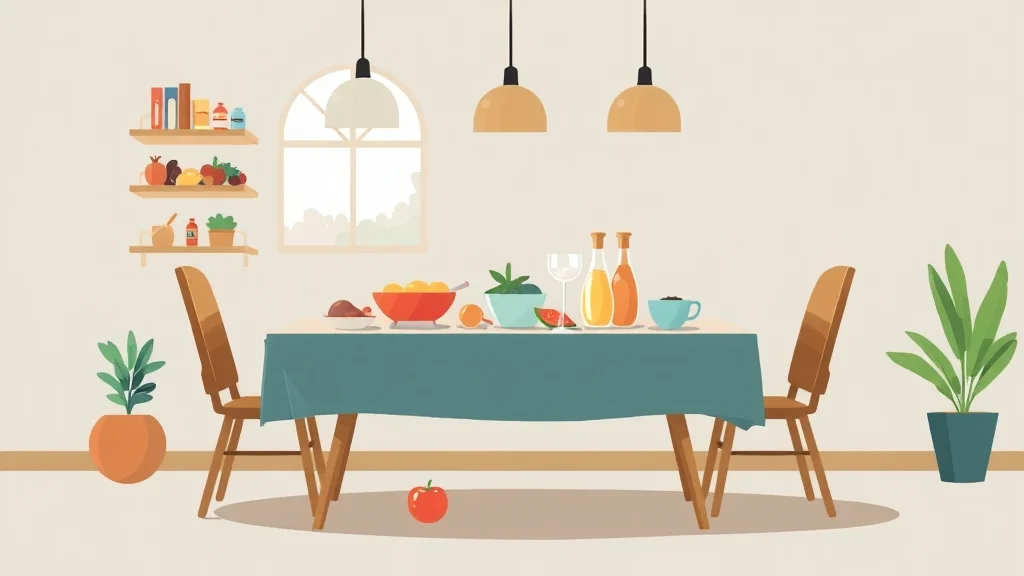 일상 속 식습관 개선 가이드 (illustration 스타일)