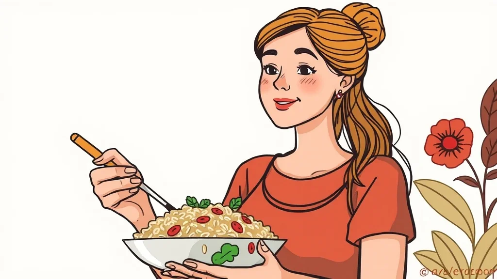 식후 혈당 기준과 관리법 (illustration 스타일)