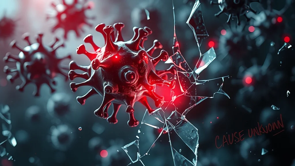 자가면역질환 원인과 발병 요인 (realistic 스타일)