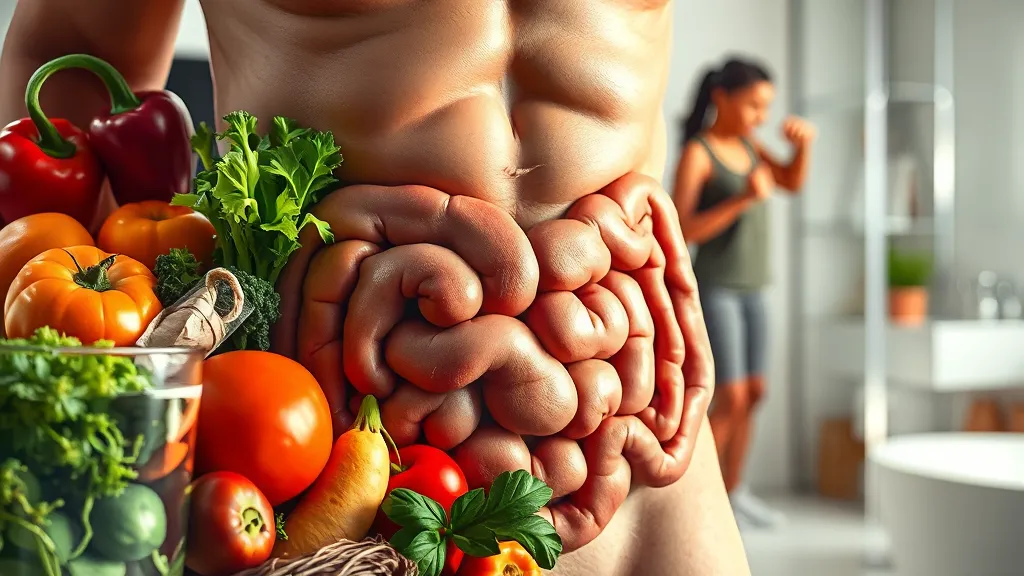 생활 습관 개선으로 변비 탈출하기 (realistic 스타일)