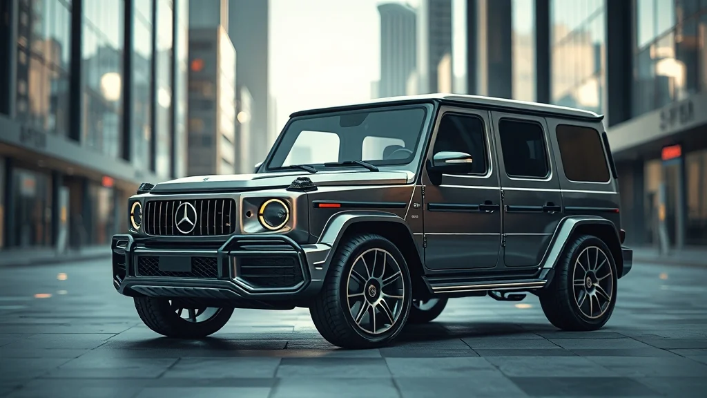 베이비 G-클래스 출시 개요 (realistic 스타일)