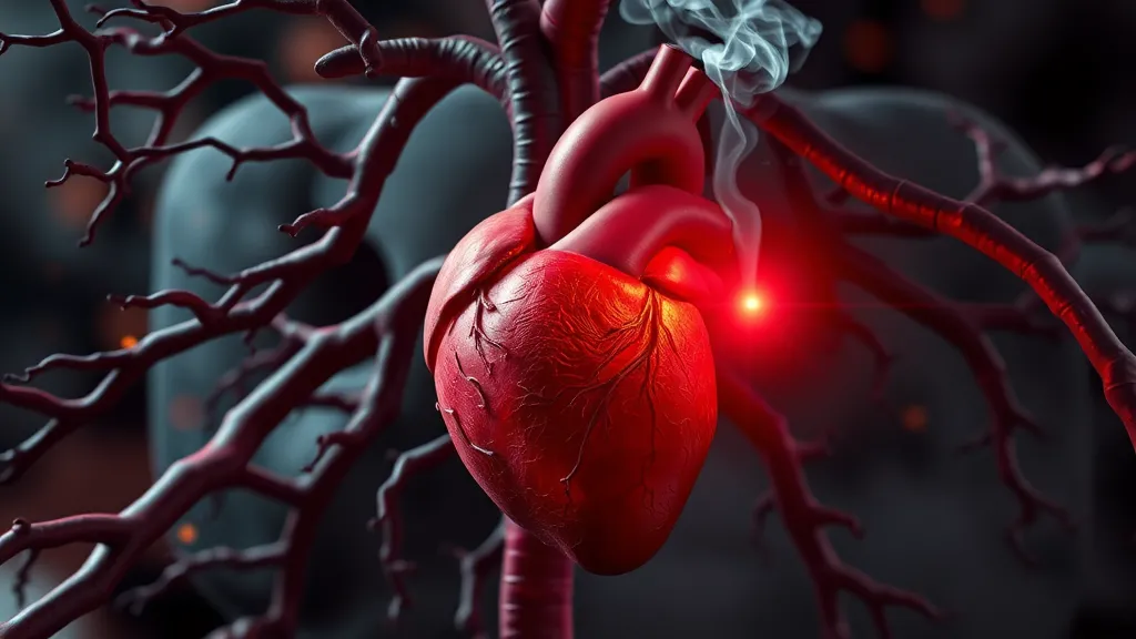 심근경색 위험 요인 분석 (realistic 스타일)