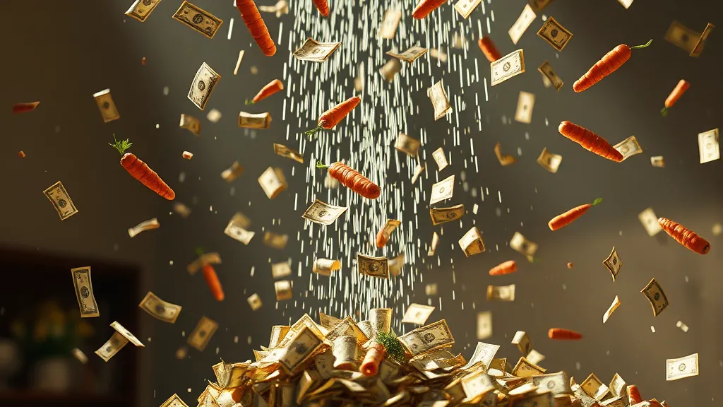 부수입 창출 및 중고 거래 활용 (realistic 스타일)