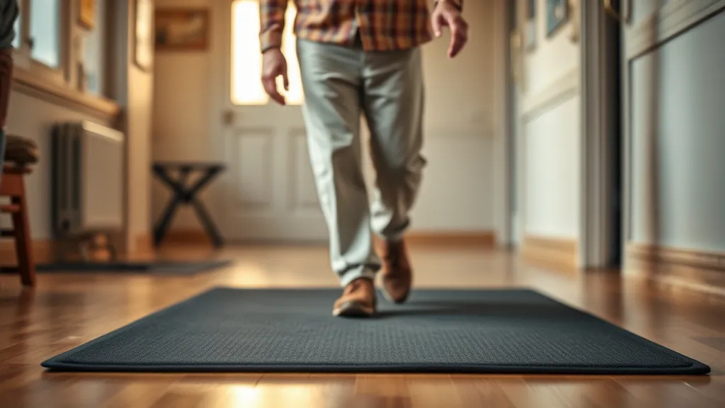 낙상 예방 생활 습관 (realistic 스타일)