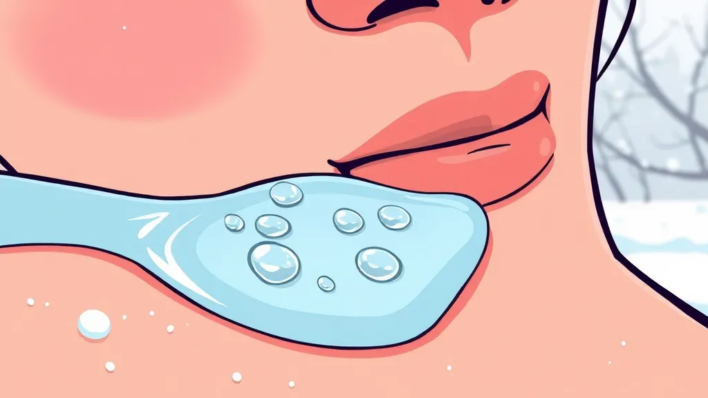 효과적인 보습제 선택 및 사용법 (cartoon 스타일)