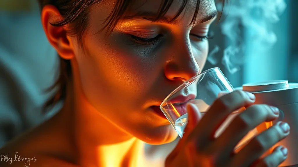 실내 습도 관리 및 생활 습관 개선 (realistic 스타일)