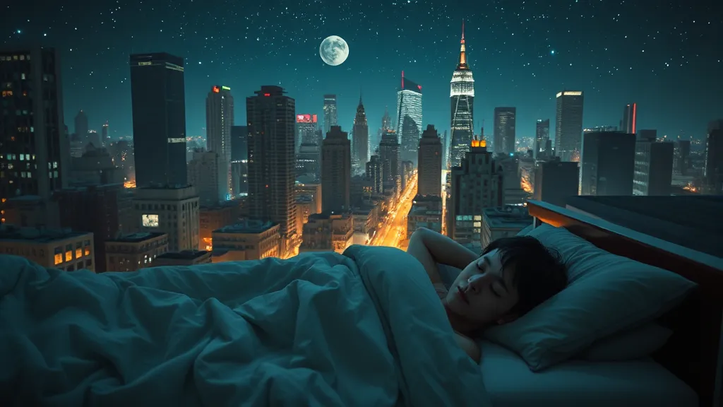 규칙적인 수면 스케줄 중요성 (realistic 스타일)