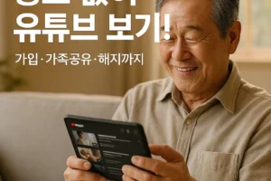 유튜브 프리미엄 활용법 – 광고 없이 영상 보기