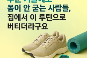 겨울철 활동량 유지 – 실내에서 하는 워킹 루틴