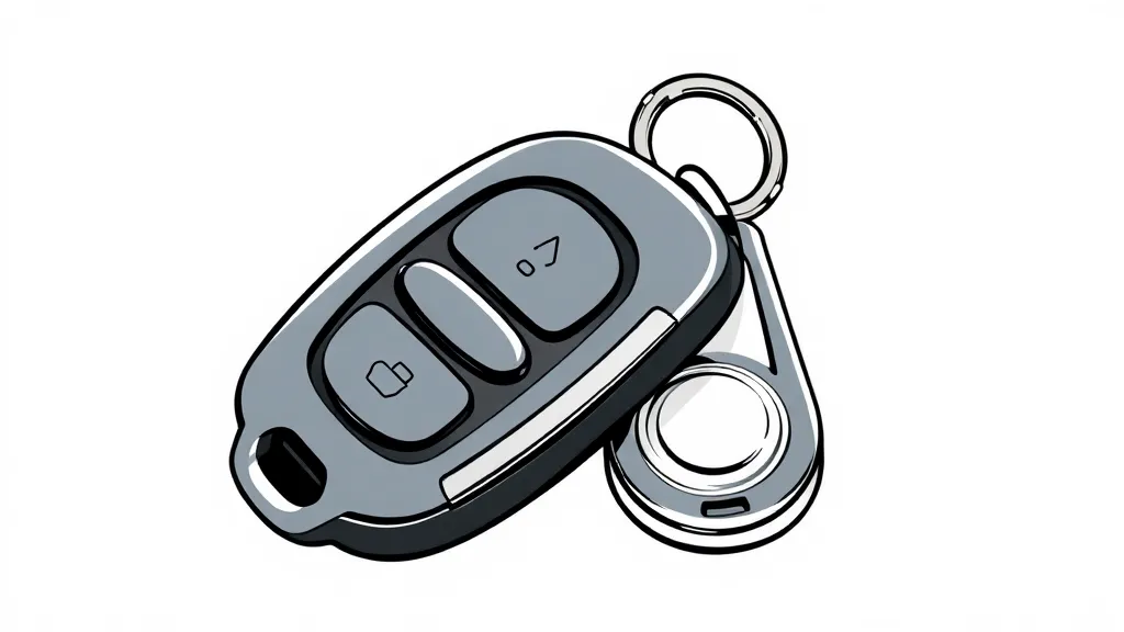 스마트키 배터리 종류 & 구매 꿀팁 (illustration 스타일)