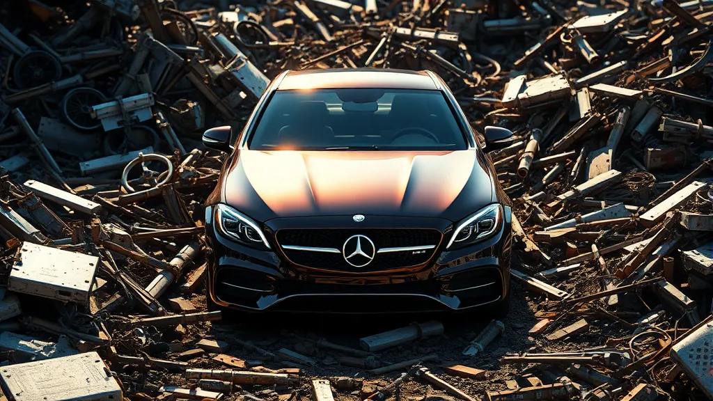 폐차 vs 수출, 뭐가 유리할까? (realistic 스타일)