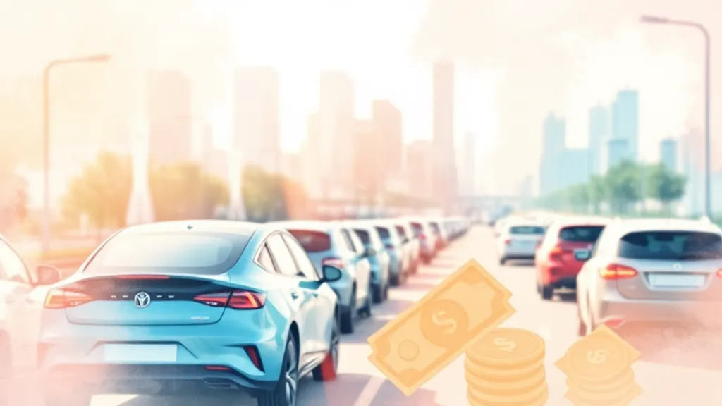 전기차 보조금 및 세금 감면 혜택 (watercolor 스타일)