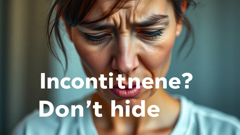 요실금이란? 흔한 여성 질환 (realistic 스타일)