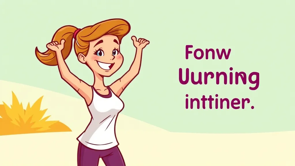 요실금, 적극적인 대처가 중요 (cartoon 스타일)