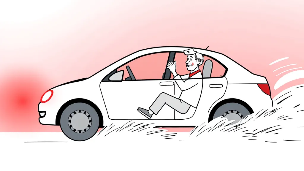 2029년 페달 오조작 방지 장치 의무화! 원리, 효과, 구형차 개선까지 4 사고 현황 및 원인 분석 (illustration 스타일)