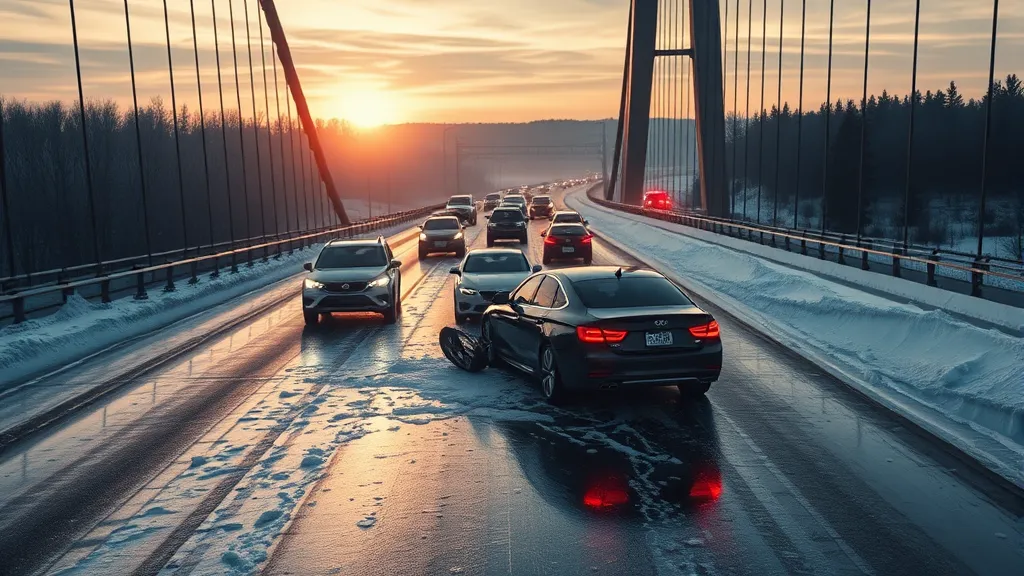 블랙아이스 완벽 가이드: 원인, 위험, 예방, 대처, 후유증 총정리 19 블랙아이스 사고 현황과 특징 (realistic 스타일)
