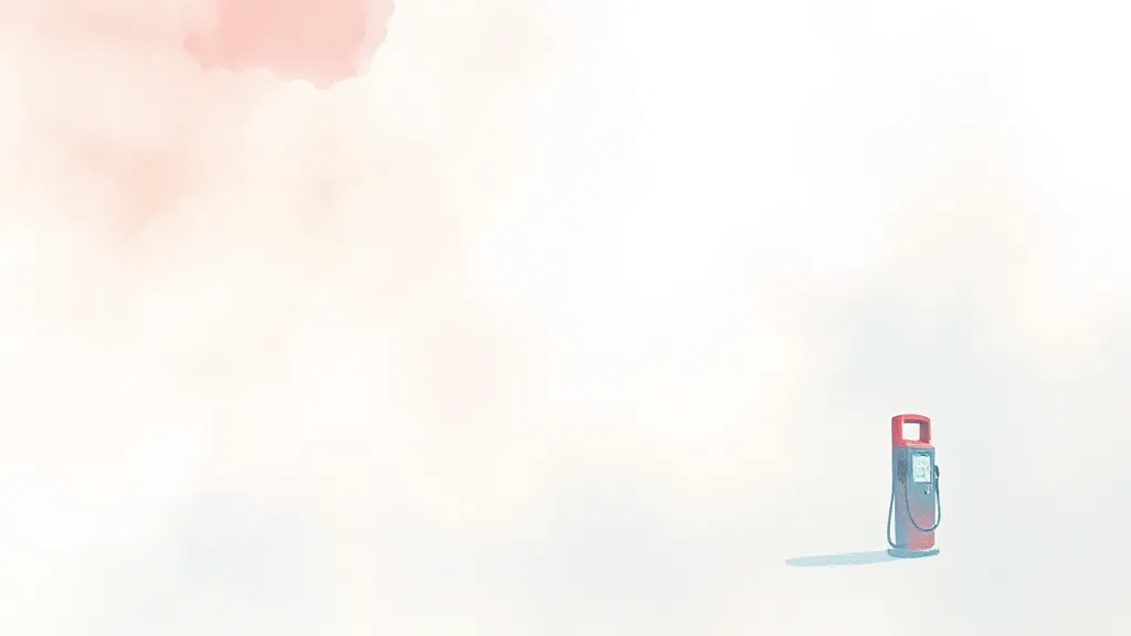 주유소 가격 비교 앱, 이것만 알면 절약 끝! (watercolor 스타일)