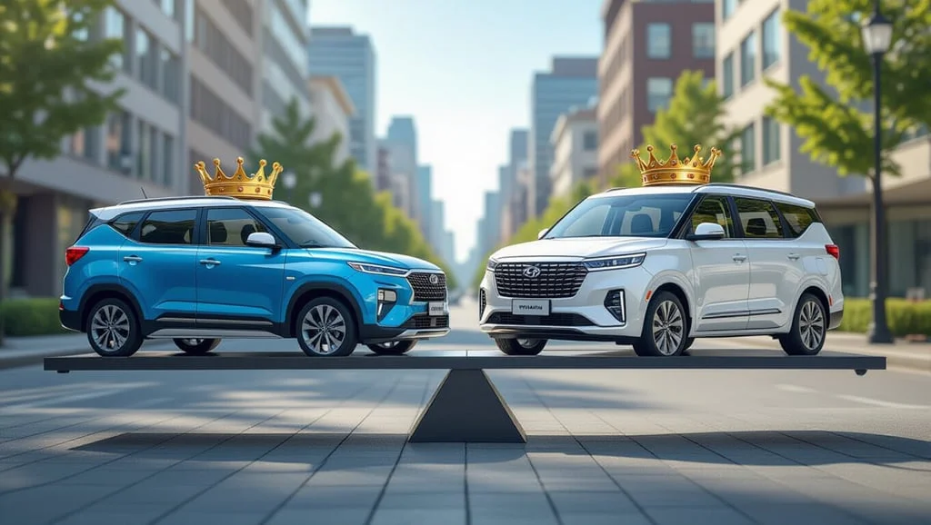 카니발 하이브리드 vs 베뉴, 가격부터 유지비까지 꼼꼼 비교 분석 7 📈 시장 포지셔닝 및 경쟁력