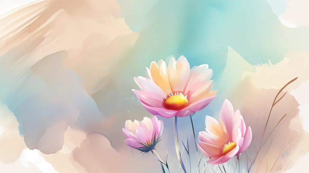 작은 성공 경험으로 자신감 키우기 (watercolor 스타일)